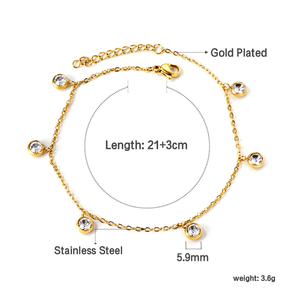 Damen zarte, goldfarbene Halskette mit stilvollen Designelementen Shop Nory