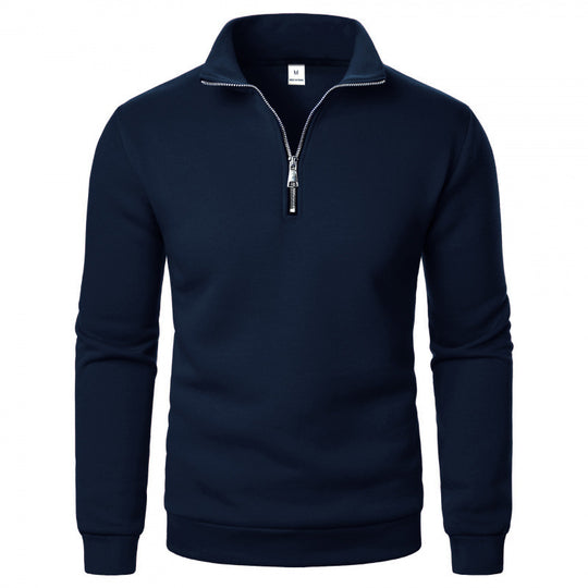 Herren Sportlicher Sweatpullover mit Stehkragen Shop Nory