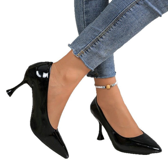 Damen Lackleder Stiletto-Pumps mit eleganter Absatzgestaltung
