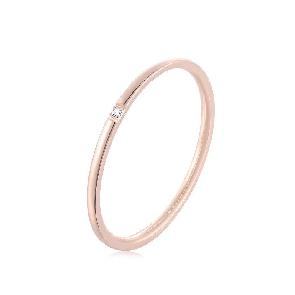 Damen eleganter Ring mit funkelnden Zirkonia-Steinen Shop Nory