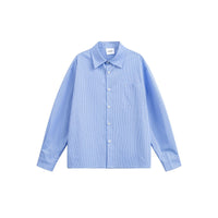 Blau gestreift