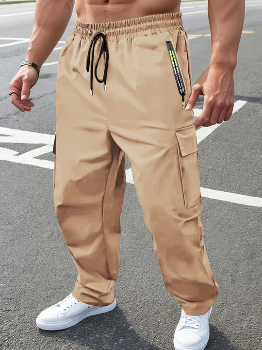 Herren Praktische Cargo-Hose mit verstellbarem Gummizug Shop Nory