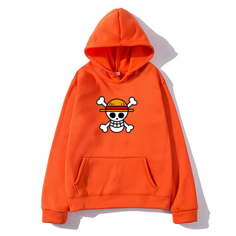 Damen Kapuzenpullover mit kreativem Piratenmotiv und bequemer Passform