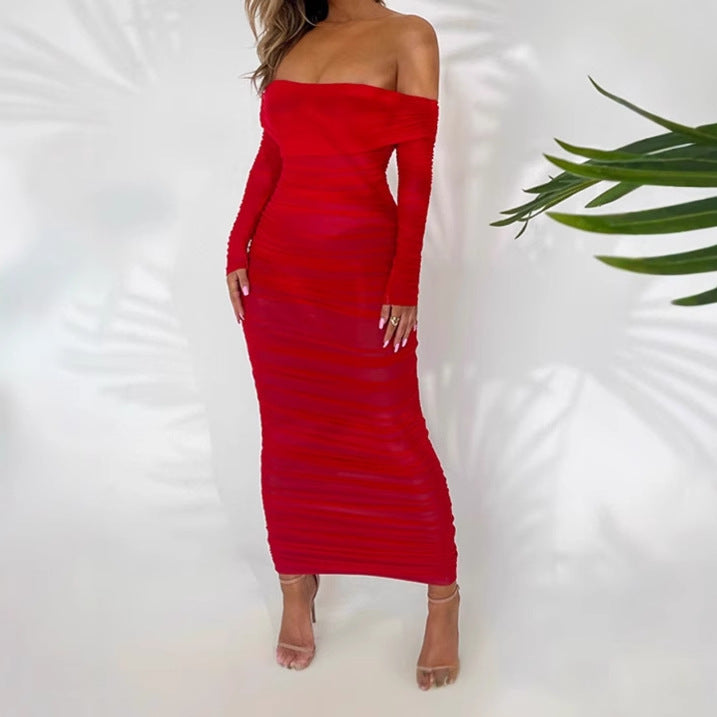 Damen Elegant geschnittenes Wickelkleid