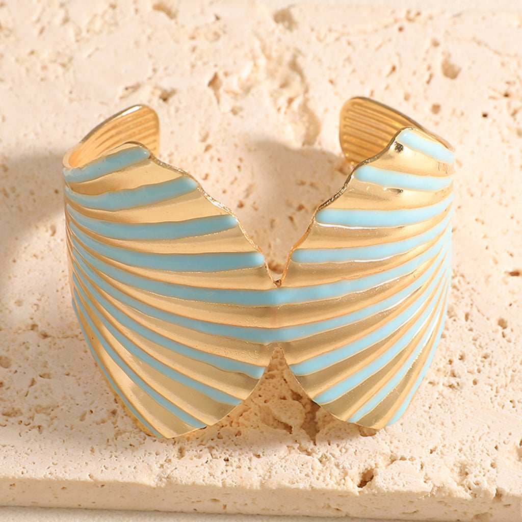 Damen Armreif mit elegantem Muschel-Design Shop Nory