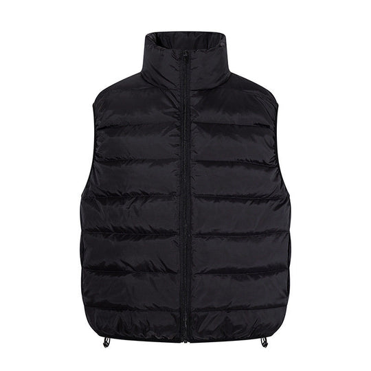 Damen gesteppte Steppweste mit hohem Stehkragen, wärmeisolierender Wattierung und regulierbarem Saum Shop Nory