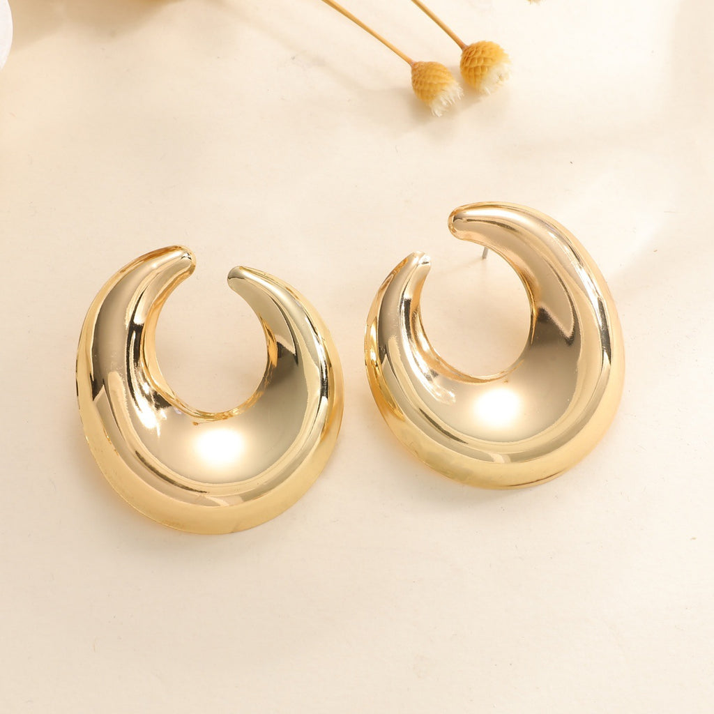 Damen Ohrhänger mit elegantem geschwungenem Design Shop Nory