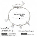 Damen Armband mit eleganten Wasserfall-Anhängern aus hypoallergenem Edelstahl Shop Nory