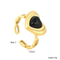 Damen Ring mit kunstvollem Herzdesign aus hochwertigem Edelstahl Shop Nory