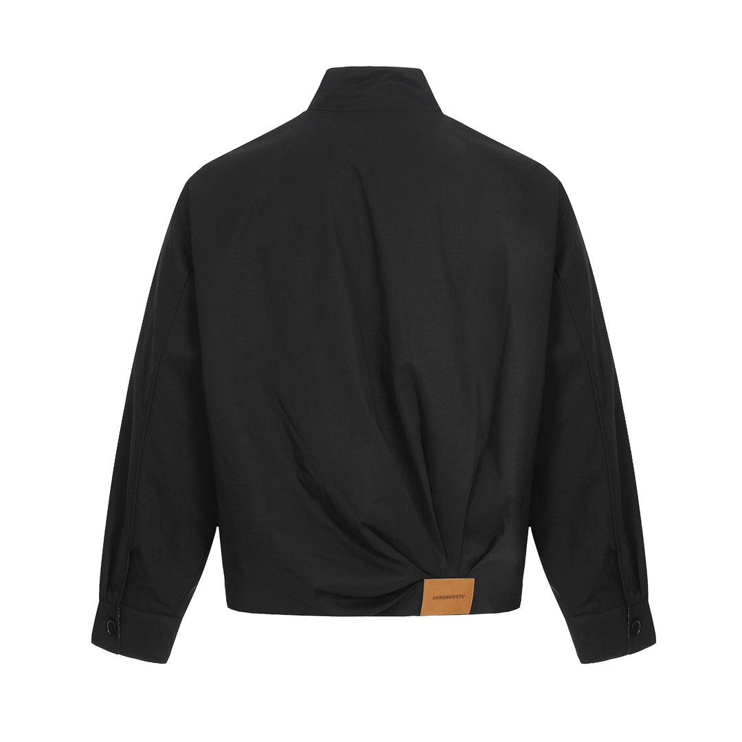 Herren Leichter Windbreaker‑Blouson mit Funnelkragen und verdeckten Reißverschlüssen Shop Nory