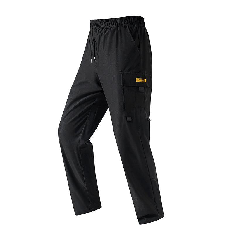 Herren Leichte Utility‑Cargohose mit elastischem Bund, Tunnelzug & seitlicher Klappentasche Shop Nory
