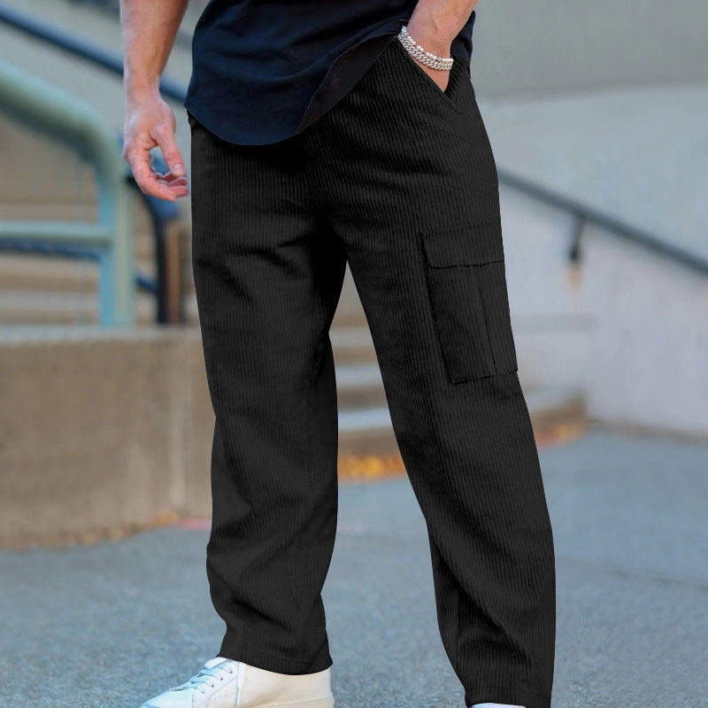 Herren Cargohose mit elastischem Bund und praktischen Taschen