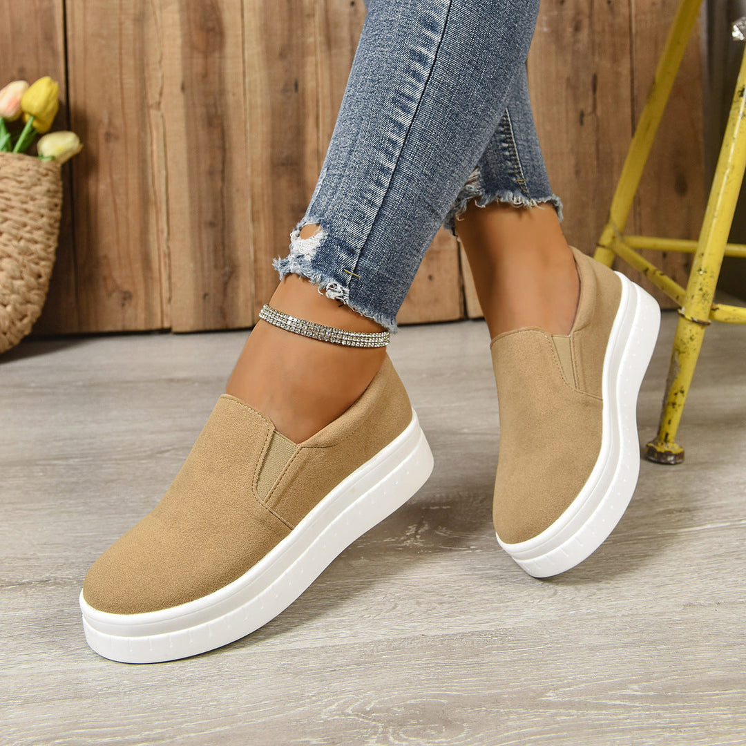 Damen Slip-On Sneakers mit komfortabler Polsterung und rutschfester Sohle
