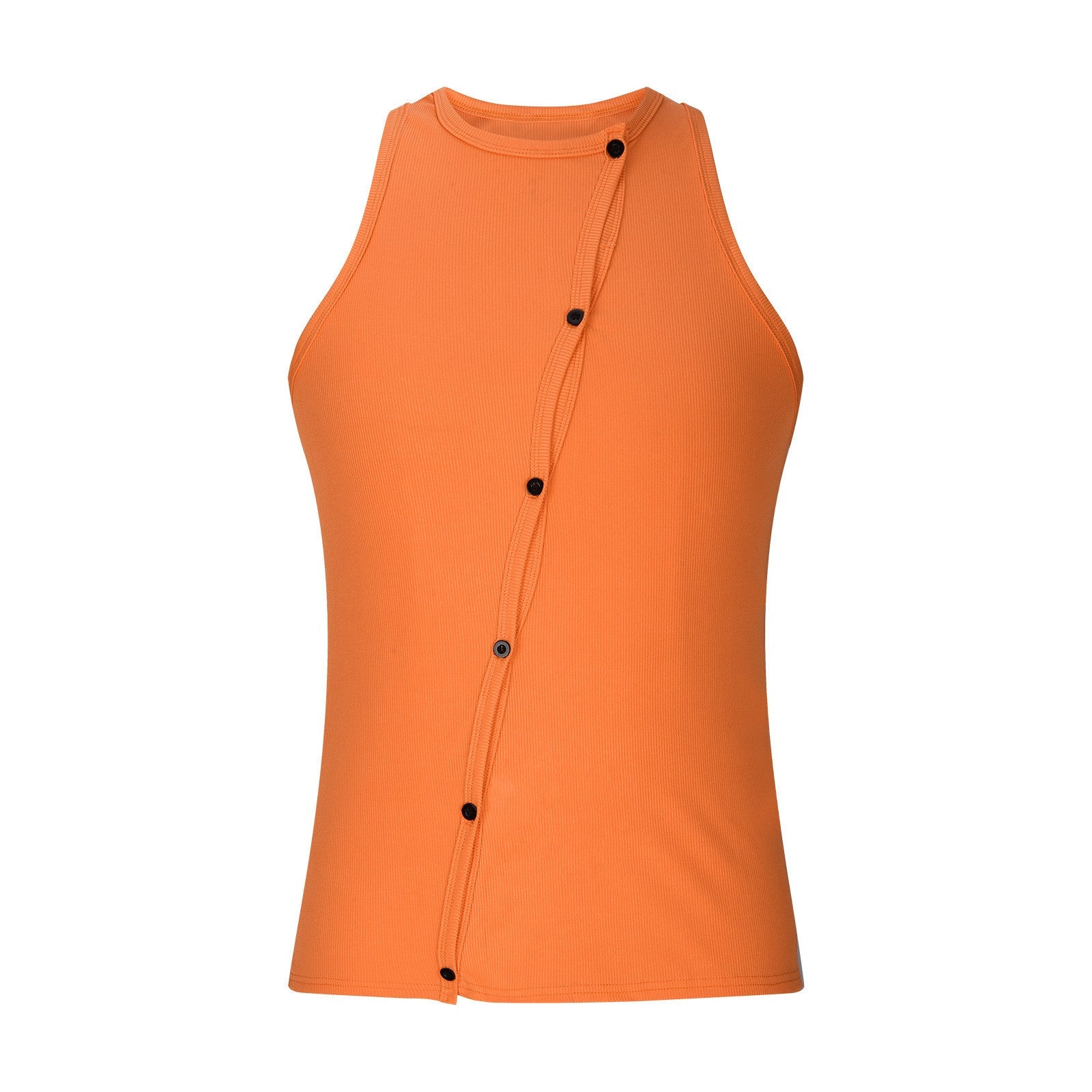 Damen sportliches ärmelloses Tanktop mit innovativem Schnürdesign