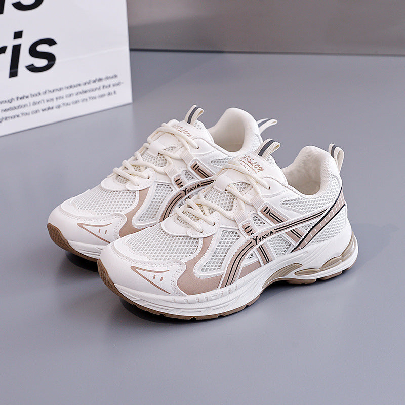 Damen Sportliche Sneakers mit dynamischer Mesh-Oberfläche und stoßdämpfender Sohle