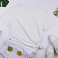 Damen Basic T-Shirt mit Lässigem Schnitt und Hochwertiger Baumwollqualität Shopnory