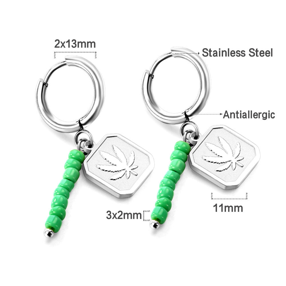Damen Hängende Ohrstecker mit Kürbis-Motiv Shop Nory