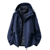 Daunen-Innenjacke – Marineblau