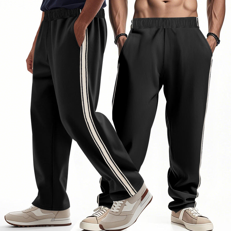 Herren Sportliche Sweatpants mit seitlichen Streifen