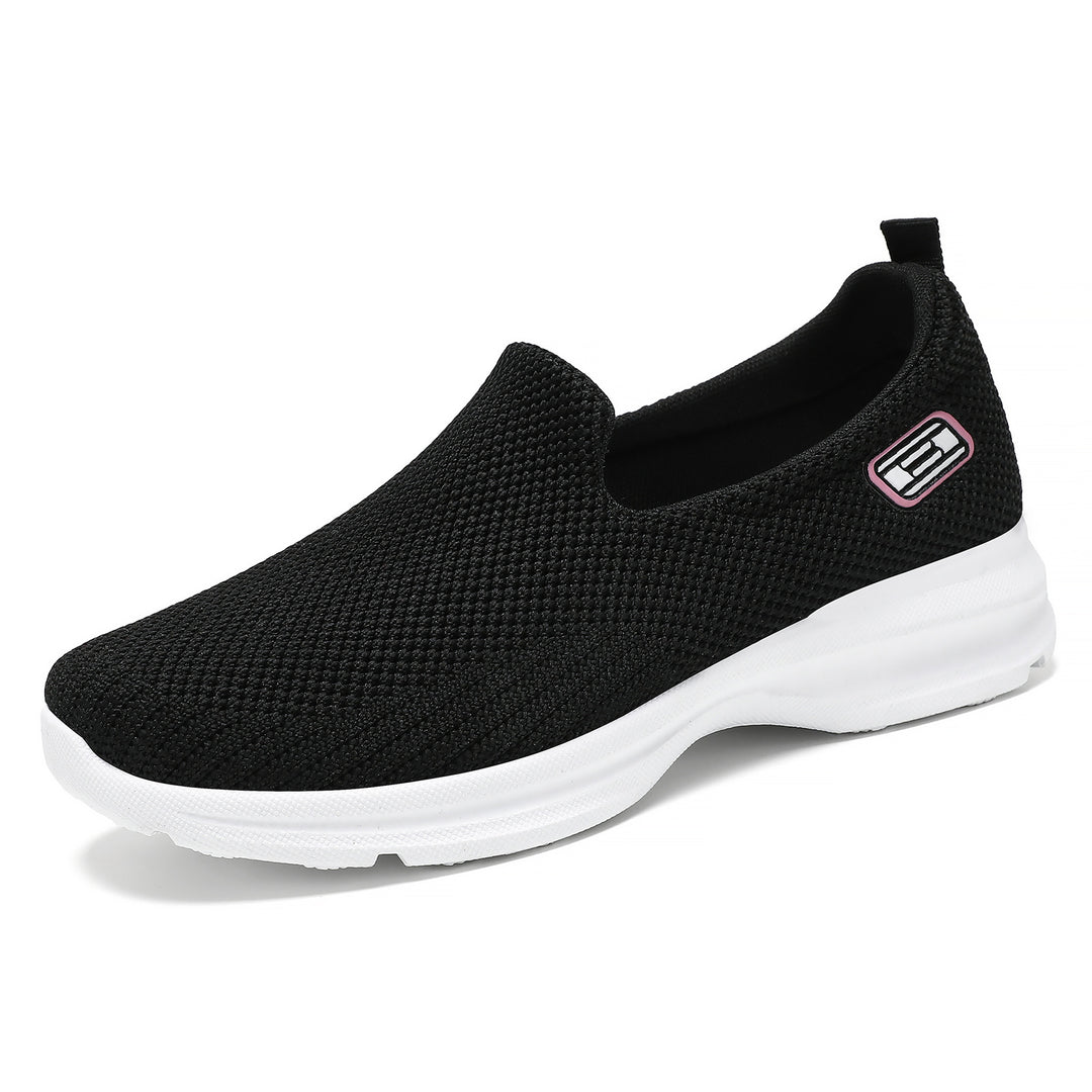 Damen nan nahtloser Strick-Slip-On Walking-Sneaker mit ergonomischer Memory-Fußbett-Einlage Shop Nory