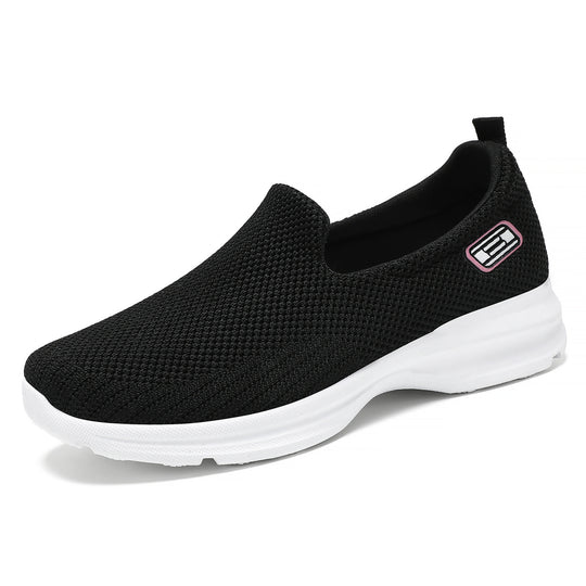 Damen nan nahtloser Strick-Slip-On Walking-Sneaker mit ergonomischer Memory-Fußbett-Einlage Shop Nory