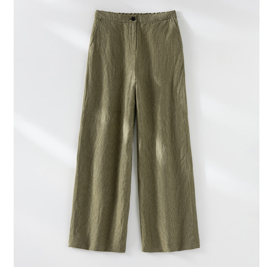 Damen Taillierte Cordweste mit V‑Ausschnitt und Eingrifftaschen Shop Nory