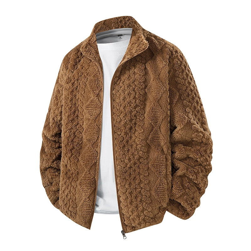 Herren Kuschelige Fleecejacke Shop Nory