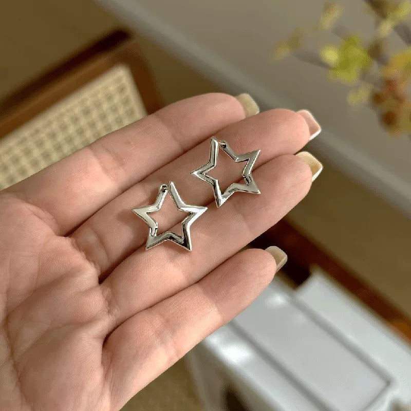 Damen Ohrringe im modernen Sternendesign Shop Nory