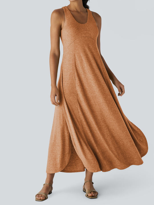 Damen Maxi-Kleid mit fließendem Schnitt und komfortablem Tragegefühl Shopnory