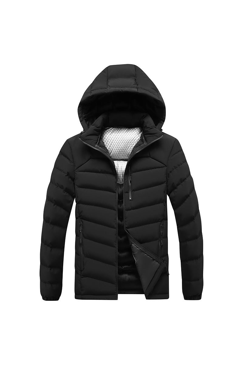 Herren Isolierte Steppjacke mit Kapuze und Thermoreflect-Innenfutter Shop Nory