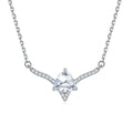 Damen Halskette mit elegantem Tropfen-Anhänger und funkelndem Zirkonia-Besatz Shop Nory