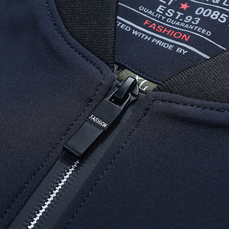 Herren leichter Softshell-Bomber mit gemustertem Mesh-Futter und windabweisendem Außenmaterial Shop Nory