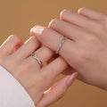 Damen Zarter, eleganter Ring mit funkelndem Zirkonia-Shop Nory