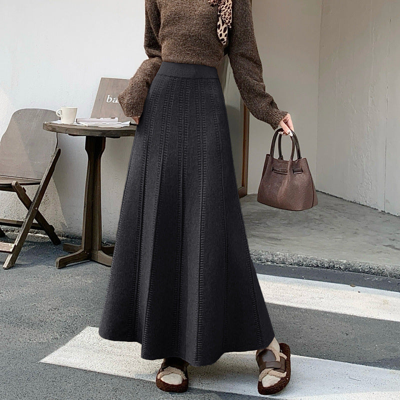 Damen Eleganter Wickelrock mit raffiniertem Muster Shop Nory