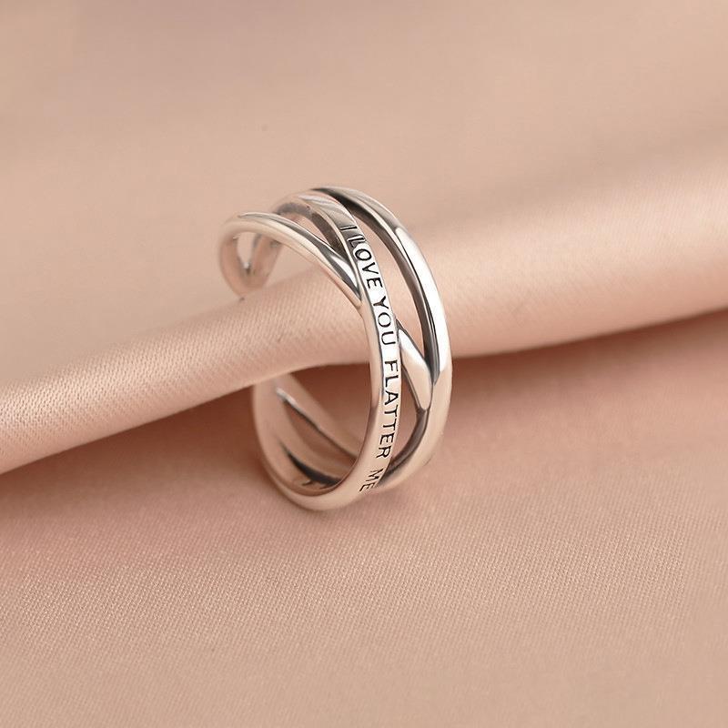 Damen modischer verstellbarer Ring Shop Nory