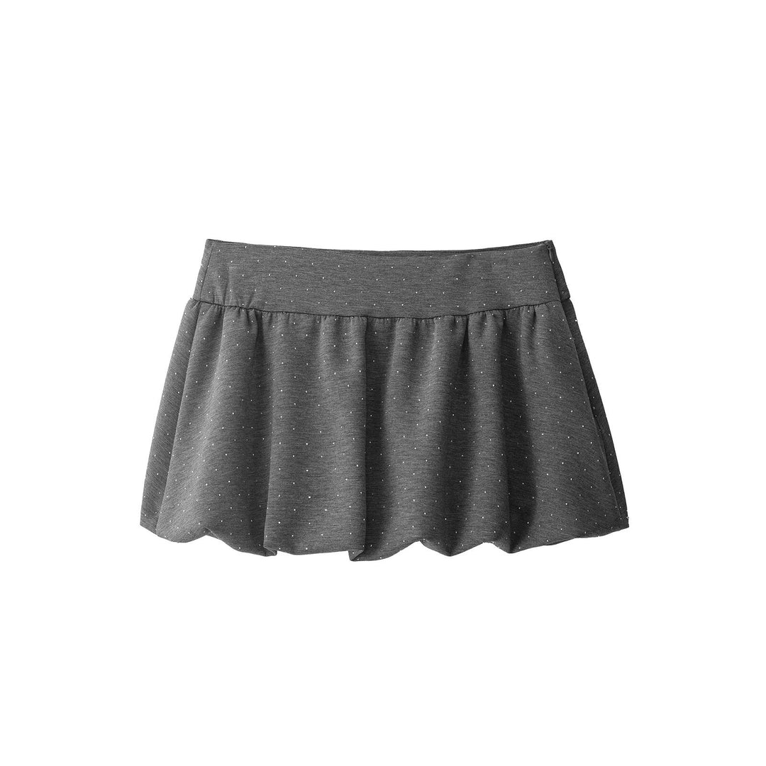 Damen Oversized Kapuzenjacke mit durchgehendem Reißverschluss, elastischem Saum und dezentem Punktmuster Shop Nory