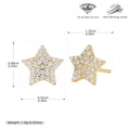Damen Ohrstecker mit funkelndem Sternendesign aus 925 Sterling Silber Shop Nory