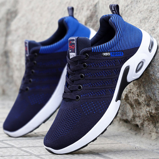 Herren nan atmungsaktive leichte Strick-Sneaker mit Luftkissen und rutschfester Laufsohle Shop Nory