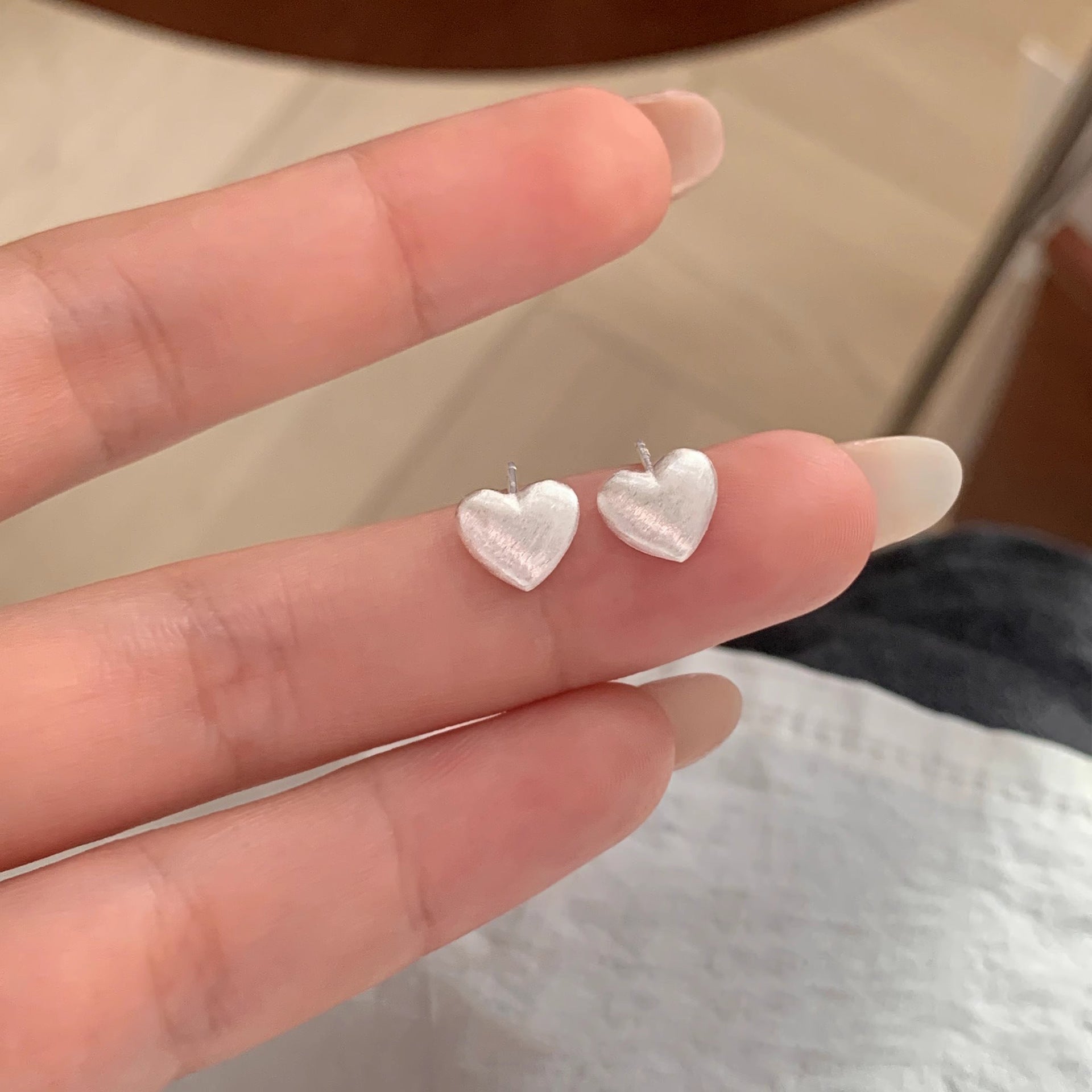 Damen Herzförmige Ohrstecker Shop Nory