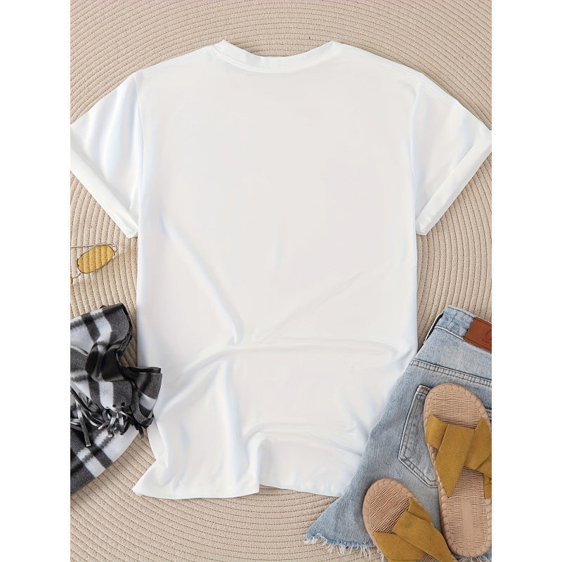Damen T-Shirt mit frischem Limoncello-Motiv und floralen Akzenten