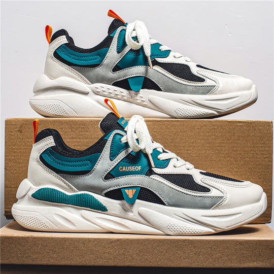 Herren Retro-Performance Street‑Sneaker mit mehrschichtiger Sohlentechnik und atmungsaktivem Mesh Shopy Nory