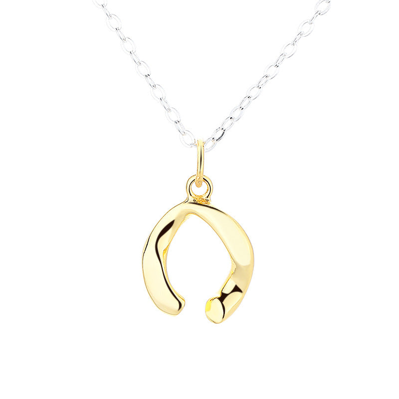Damen Halskette mit charmantem Wishbone-Anhänger Shop Nory