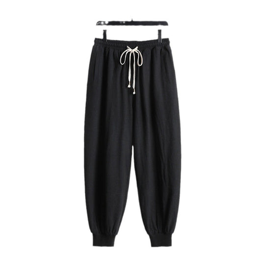Herren Leichte Baumwoll-Jogginghose mit Kordelzug, Elastischem Bündchen und praktischen Taschen Shop Nory