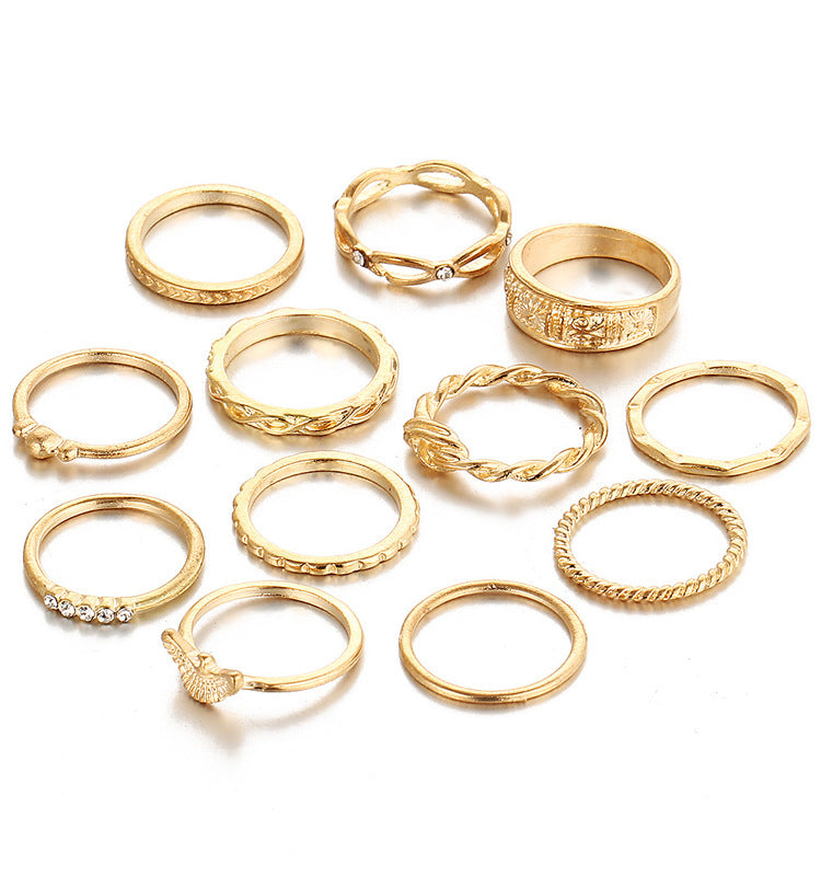 Damen Ring-Set mit eleganten Designs Shop Nory