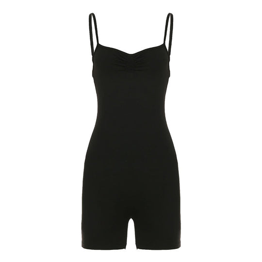 Damen sportlicher Badeanzug mit verstellbaren Trägern und Rüschendetails