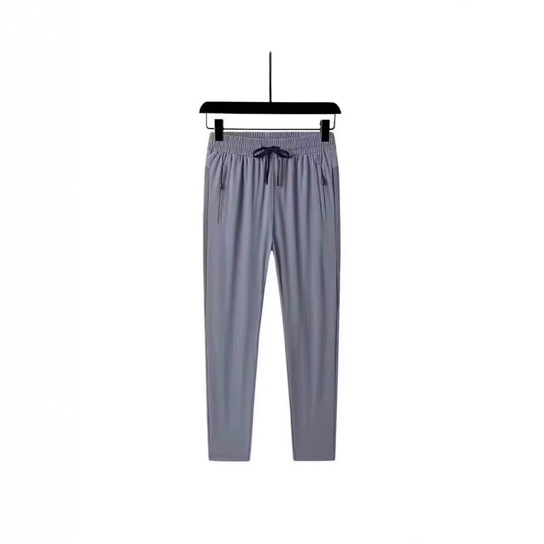 Herren Sportliche Jogginghose mit Reißverschluss und elastischem Bund Shop Nory