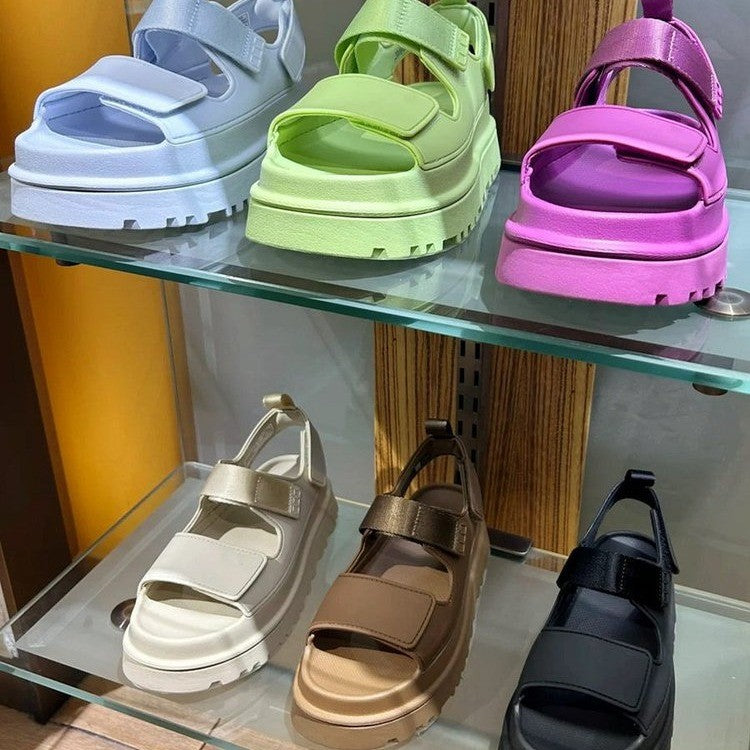 Damen Sportliche Sandalen mit ergonomischem Fußbett und rutschfester Sohle