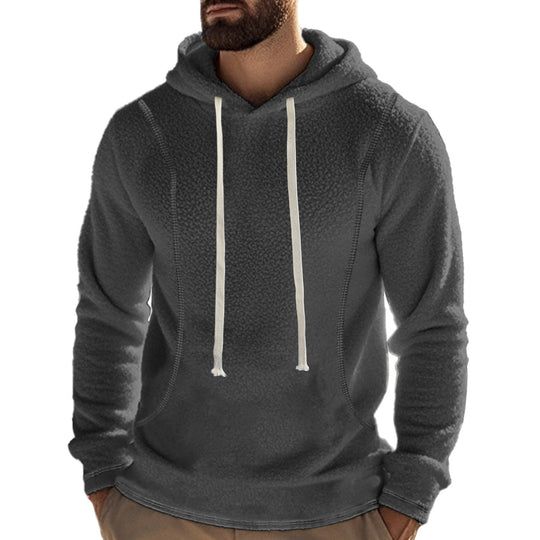 Herren Hochwertiger Fleece-Hoodie mit praktischer Kängurutasche und stylischem Design
