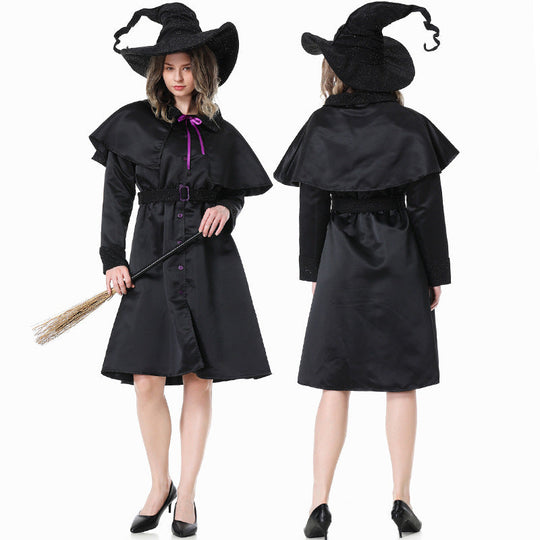 Herren Zaubererkostüm mit detaillierten Symbolen und elegantem Umhang Shop Nory