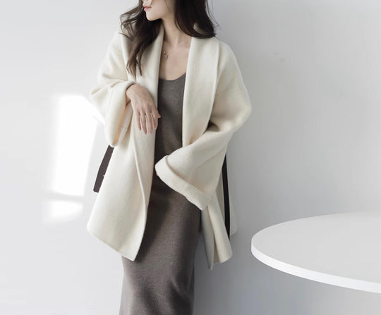Damen Schicke und elegante Wickeljacke Shop Nory